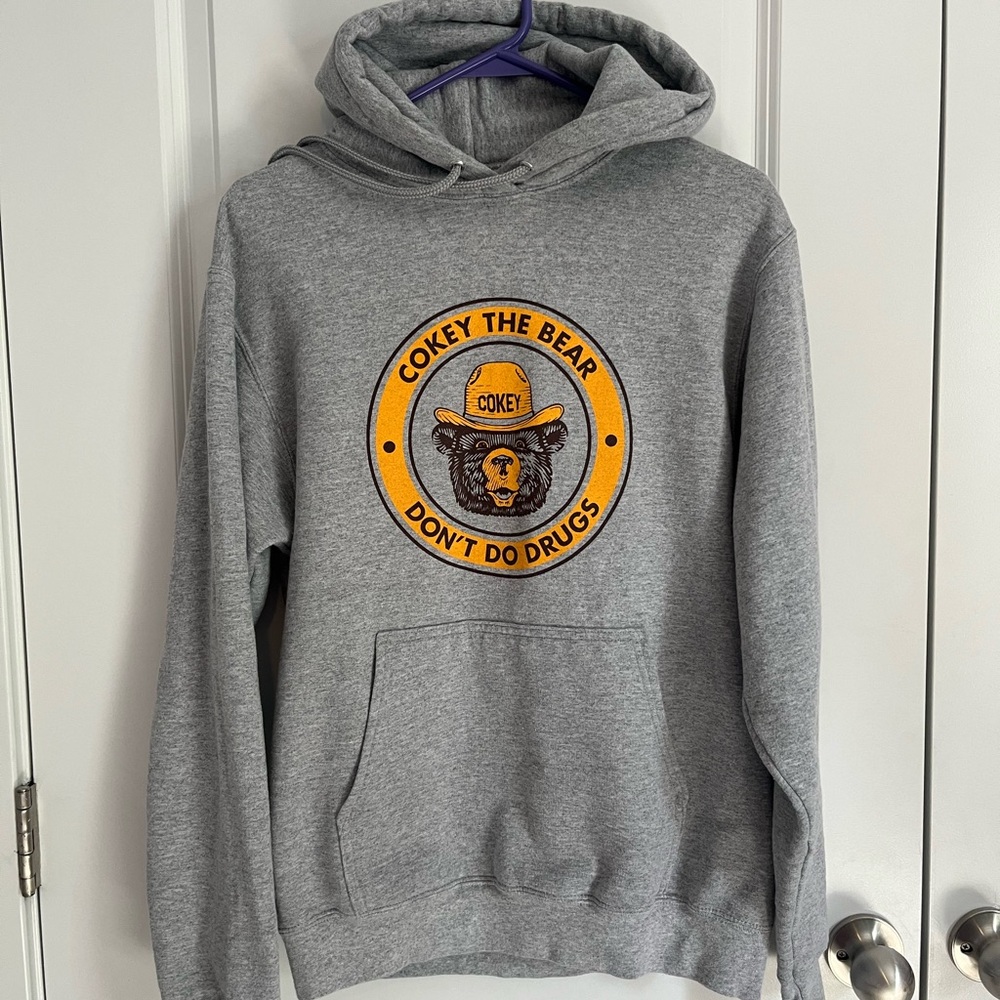 Gray Cokey the Bear Hoodie